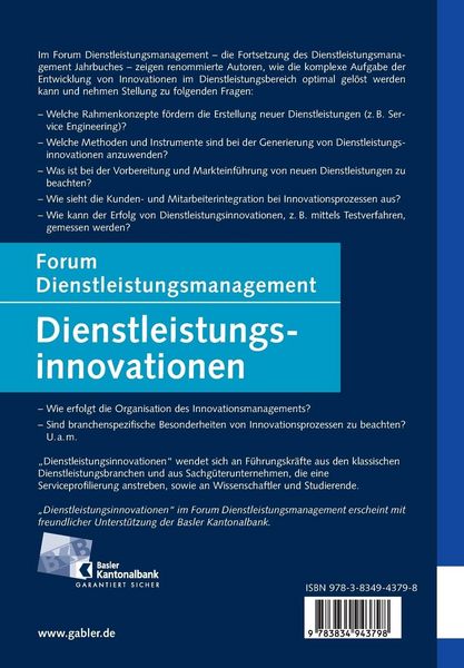 Produktbild: Dienstleistungsinnovationen