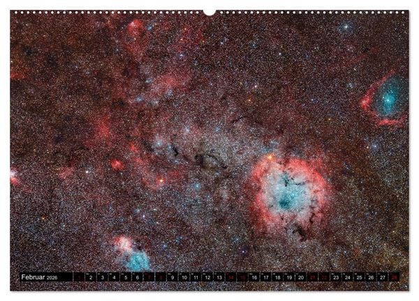 Produktbild: Deepsky XVII (Wandkalender 2026 DIN A2 quer), CALVENDO Monatskalender