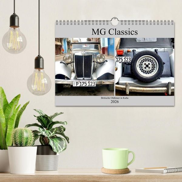Produktbild: MG Classics - Britische Oldtimer in Kuba (Wandkalender 2026 DIN A4 quer), CALVENDO Monatskalender