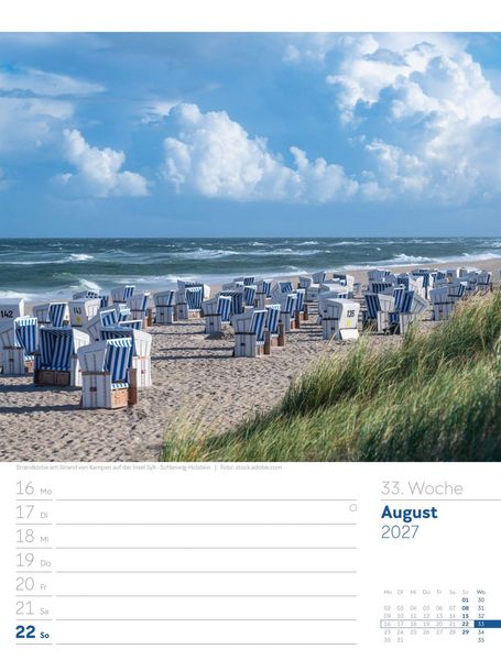 Produktbild: Malerisches Deutschland Wochenplaner Kalender 2027