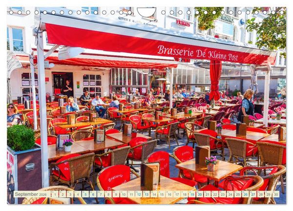 Produktbild: Fotografische Impressionen aus Antwerpen (Wandkalender 2026 DIN A4 quer), CALVENDO Monatskalender