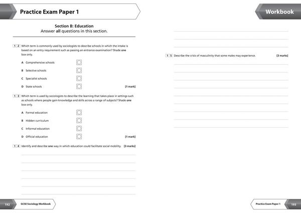 Produktbild: AQA GCSE 9-1 Sociology All-in-One Complete Revision and Practice