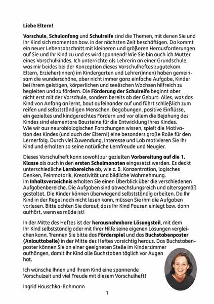 Vorschule: Schulreife fördern