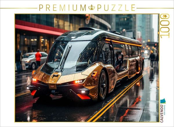 Produktbild: CALVENDO Puzzle Busse | 1000 Teile Lege-Gr&ouml;&szlig;e 64x48cm Foto-Puzzle f&uuml;r gl&uuml;ckliche Stunden