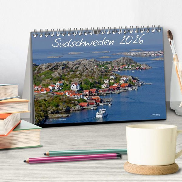 Produktbild: S&uuml;dschweden (Tischkalender 2026 DIN A5 quer), CALVENDO Monatskalender