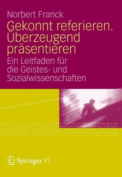 Produktbild: Gekonnt referieren. &Uuml;berzeugend pr&auml;sentieren