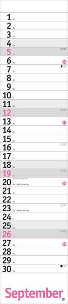Produktbild: Langplaner, pink 2027