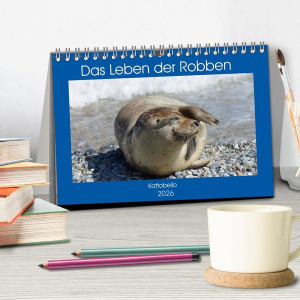Produktbild: Das Leben der Robben (Tischkalender 2026 DIN A5 quer), CALVENDO Monatskalender
