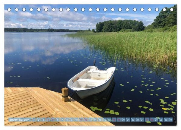 Produktbild: Verzaubertes Schweden (Tischkalender 2027 DIN A5 quer), CALVENDO Monatskalender
