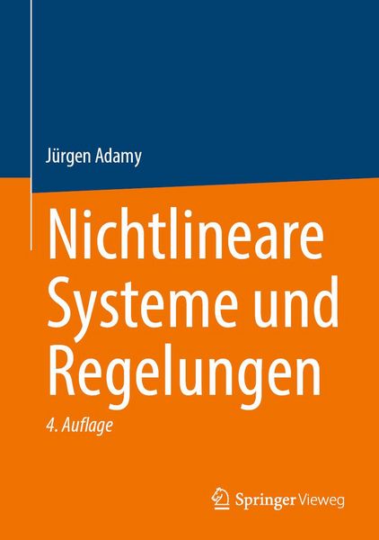 Produktbild: Nichtlineare Systeme und Regelungen
