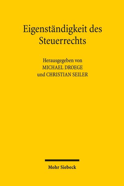 Produktbild: Eigenst&auml;ndigkeit des Steuerrechts