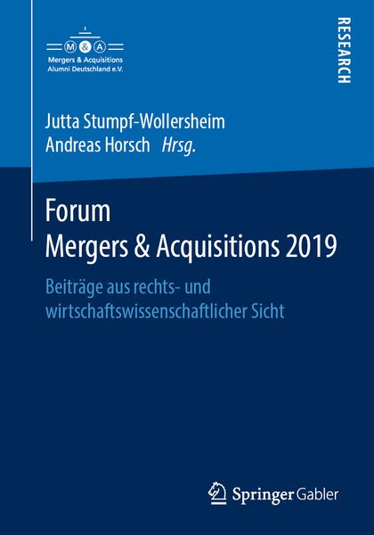 Forum Mergers & Acquisitions 2019, Taschenbuch von , Springer Fachmedien Wiesbaden GmbH, 9783658268176