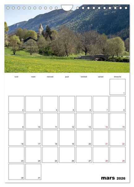 Produktbild: Le sud du Vercors, paysages (Calendrier mural 2026 DIN A4 horizontal), CALVENDO calendrier mensuel