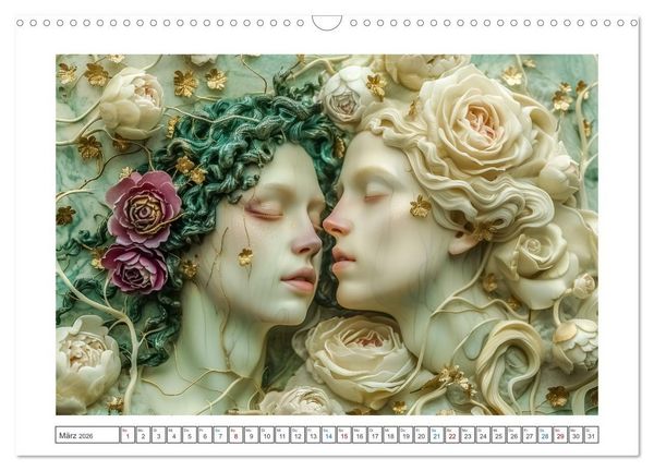Produktbild: Magische Gesichter (Wandkalender 2026 DIN A3 quer), CALVENDO Monatskalender