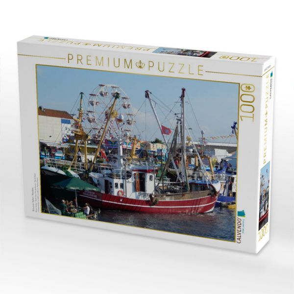 Produktbild: CALVENDO Puzzle B&uuml;sumer Hafen / Nordsee | 1000 Teile Lege-Gr&ouml;&szlig;e 64x48cm Foto-Puzzle f&uuml;r gl&uuml;ckliche Stunden