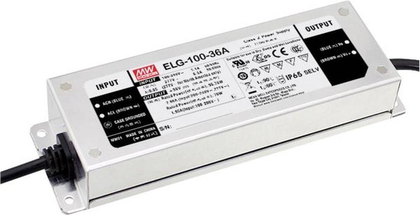 Mean Well ELG-100-24B-3Y LED-Trafo, LED-Treiber Konstantspannung, Konstantstrom 96W 4A 12 - 24 V/DC 3 in 1 Dimmer Funkti