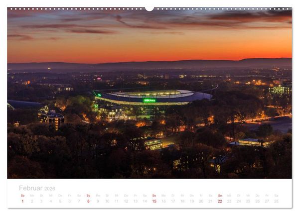 Produktbild: Hannover bei Nacht (Wandkalender 2026 DIN A2 quer), CALVENDO Monatskalender