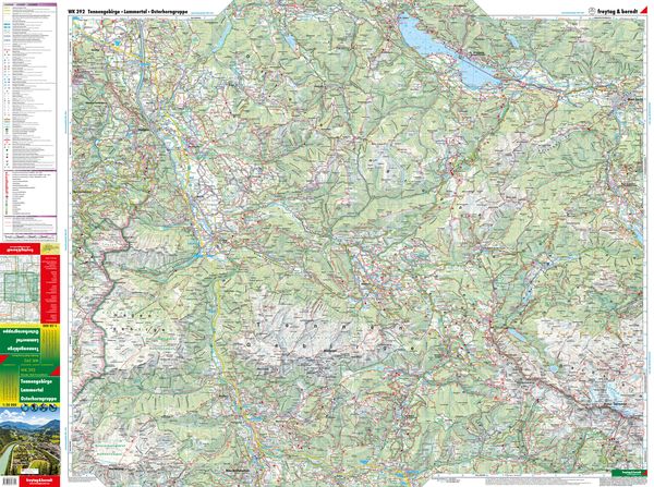 Produktbild: freytag & berndt Wanderkarte Tennengebirge - Lammertal - Osterhorngruppe 1:50.000