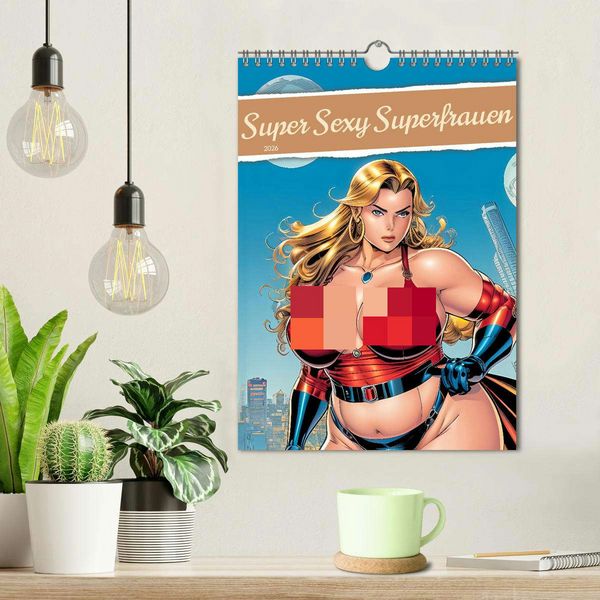 Produktbild: Super Sexy Superfrauen (Wandkalender 2026 DIN A4 hoch), CALVENDO Monatskalender