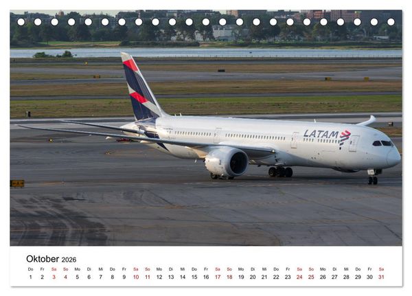 Produktbild: Flieger von Boeing (Tischkalender 2026 DIN A5 quer), CALVENDO Monatskalender