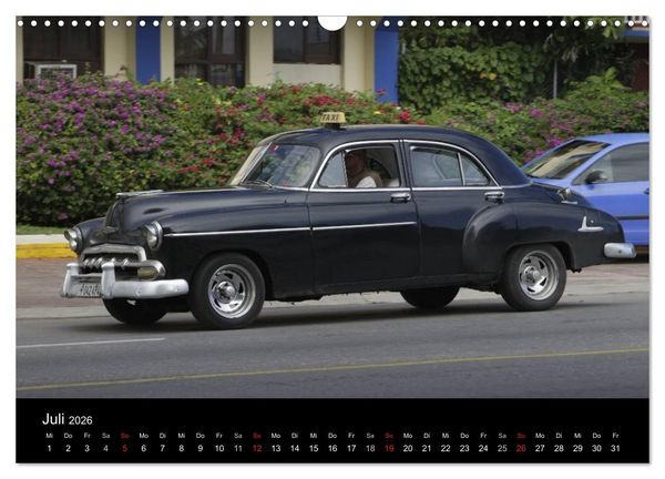 Produktbild: Oldtimertr&auml;ume auf KUBA (Wandkalender 2026 DIN A3 quer), CALVENDO Monatskalender