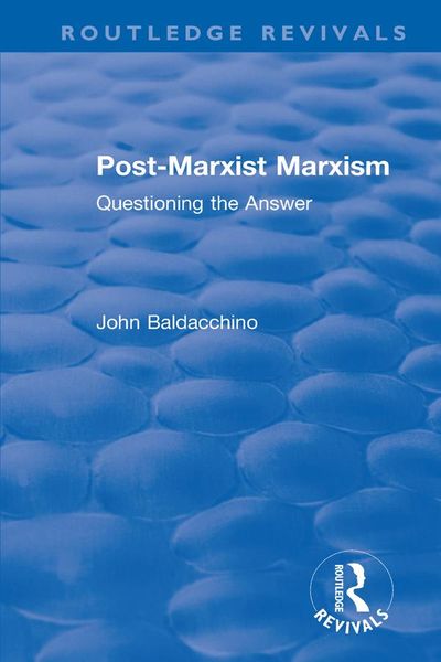 Produktbild: Post-Marxist Marxism