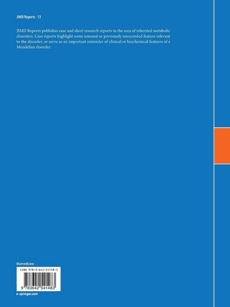 Produktbild: JIMD Reports - Case and Research Reports, Volume 13