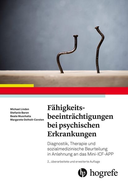 Produktbild: F&auml;higkeitsbeeintr&auml;chtigungen bei psychischen Erkrankungen