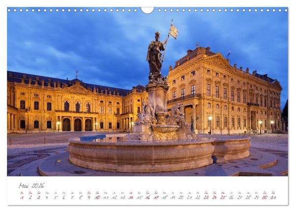 Produktbild: W&uuml;rzburg Die Barockstadt am Main (Wandkalender 2026 DIN A3 quer), CALVENDO Monatskalender