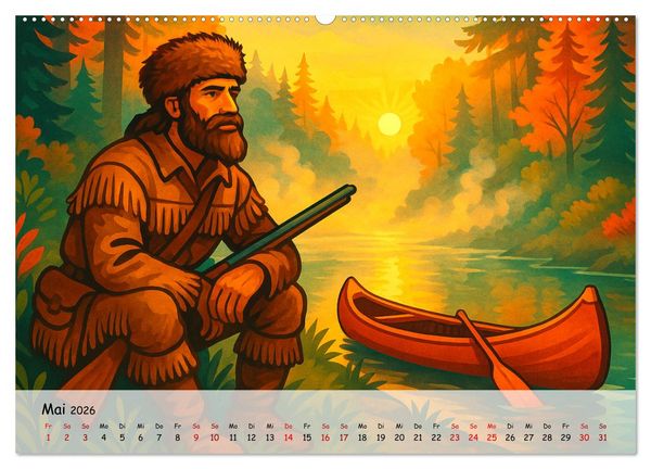 Produktbild: Nordamerika von Alaska bis Texas - Wild, Weit und Wundersch&ouml;n (hochwertiger Premium Wandkalender 2026 DIN A2 quer), Kunstdruck in Hochglanz