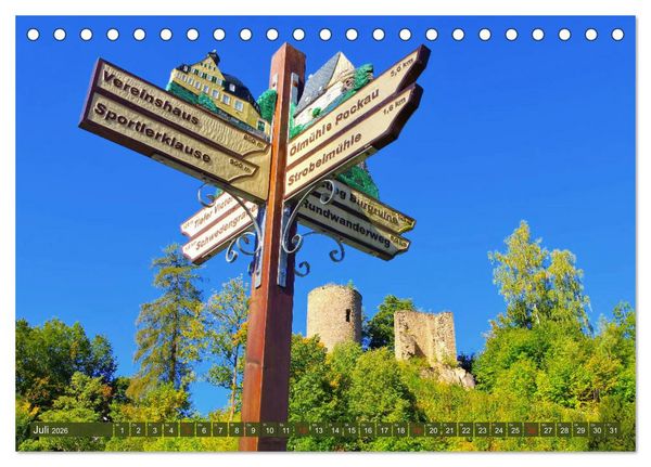 Produktbild: Erzgebirge - Reiches kulturelles Erbe und erholsame Natur (Tischkalender 2026 DIN A5 quer), CALVENDO Monatskalender