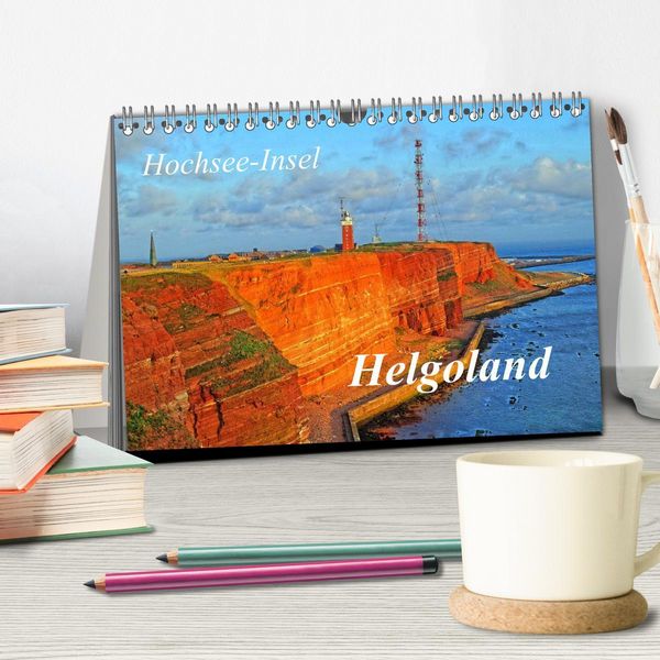 Produktbild: Hochsee-Insel Helgoland (Tischkalender 2026 DIN A5 quer), CALVENDO Monatskalender