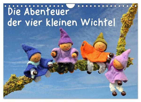 Produktbild: Die Abenteuer der vier kleinen Wichtel (Wandkalender 2026 DIN A4 quer), CALVENDO Monatskalender