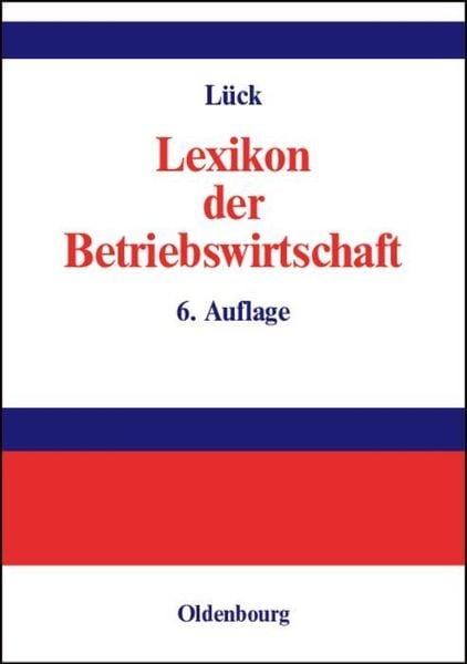 Produktbild: Lexikon der Betriebswirtschaft