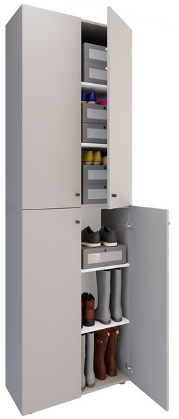Produktbild: XL Holz Gro&szlig;er Schuhschrank Schuhkommode Lona 6