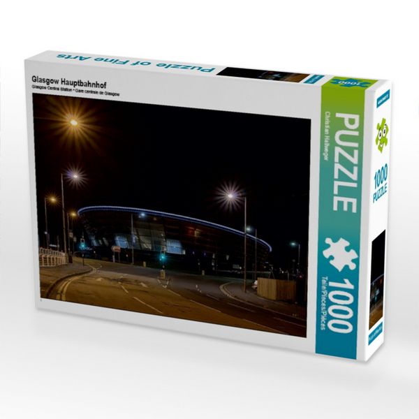 CALVENDO Puzzle Glasgow Hauptbahnhof | 1000 Teile Lege-Größe 64 × 48 cm Foto-Puzzle für glückliche Stunden