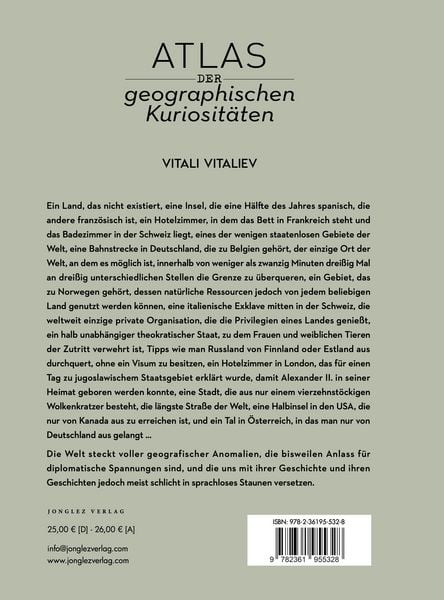 Produktbild: Atlas der geographischen Kuriosit&auml;ten