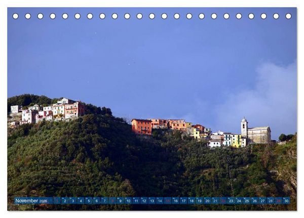 Produktbild: Wege durch die Cinque Terre (Tischkalender 2026 DIN A5 quer), CALVENDO Monatskalender
