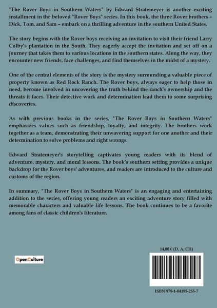 Produktbild: The Rover Boys In Southern Waters