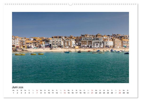 Produktbild: Cornwall - Land zwischen den Meeren (Wandkalender 2026 DIN A2 quer), CALVENDO Monatskalender
