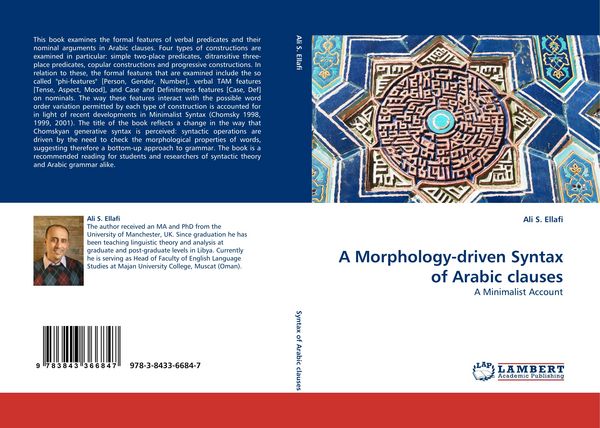 Produktbild: A Morphology-driven Syntax of Arabic clauses