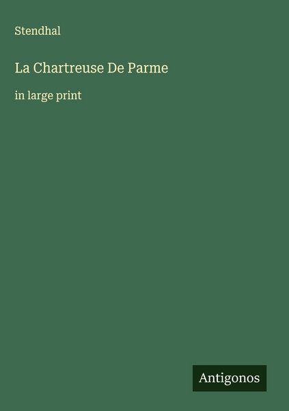 Produktbild: La Chartreuse De Parme
