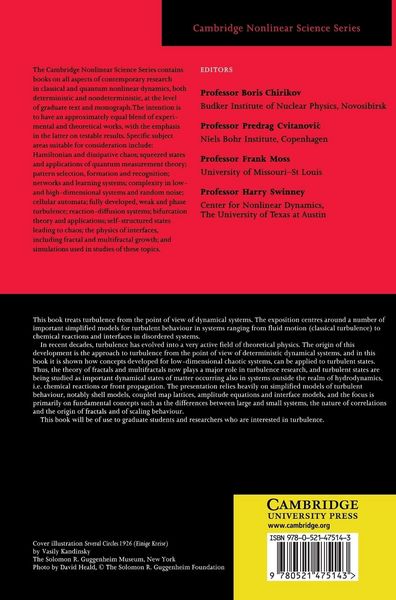 Produktbild: Dynamical Systems Approach to Turbulence