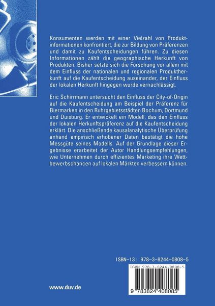 Produktbild: Lokale Produktherkunft und Konsumentenverhalten