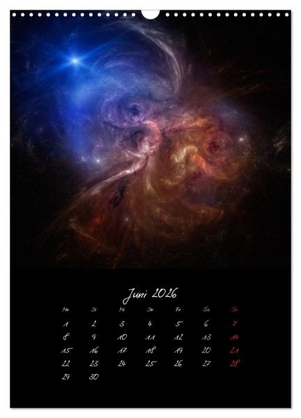 Produktbild: Die gro&szlig;e Reise in dem Universum (Wandkalender 2026 DIN A3 hoch), CALVENDO Monatskalender