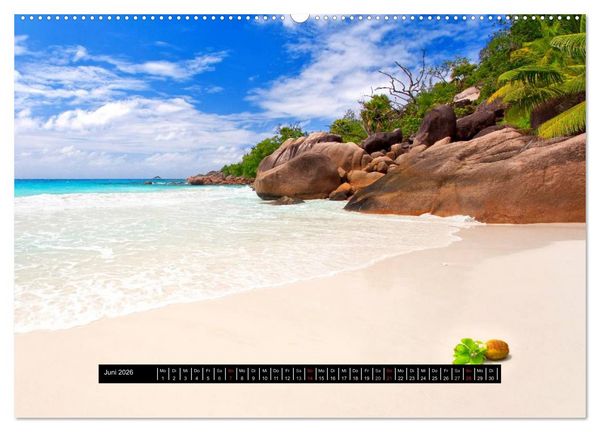Produktbild: Seychellen (hochwertiger Premium Wandkalender 2026 DIN A2 quer), Kunstdruck in Hochglanz