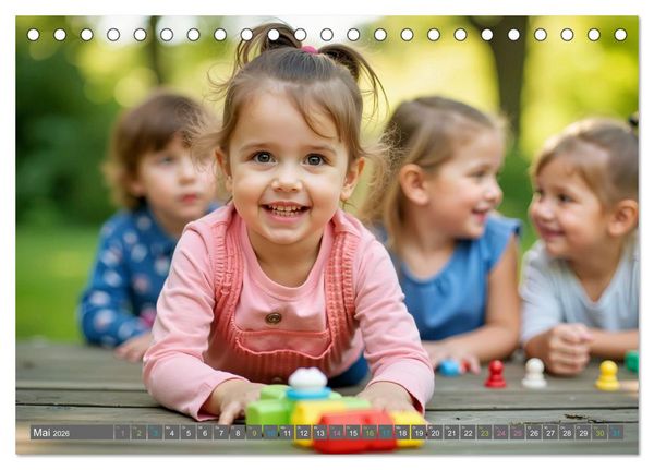 Produktbild: Traumberuf - Erzieher:innen in der Kinderkrippe (Tischkalender 2026 DIN A5 quer), CALVENDO Monatskalender