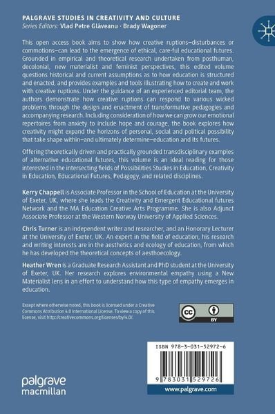 Produktbild: Creative Ruptions for Emergent Educational Futures