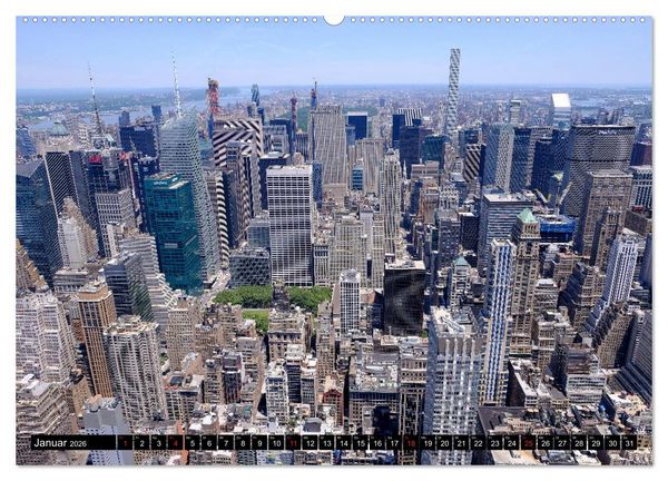 Produktbild: New York - 4 Tage unterwegs im Big Apple (hochwertiger Premium Wandkalender 2026 DIN A2 quer), Kunstdruck in Hochglanz
