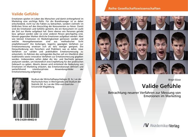 Valide Gefühle, Taschenbuch von Birgit Glase, AV Akademikerverlag, 9783639494020